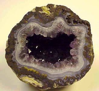 Half of an Amethyst geode