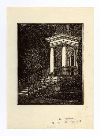 Octagon House Front Entrance [Georgetown]
