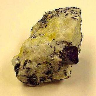 Rough Zircon in quartz
