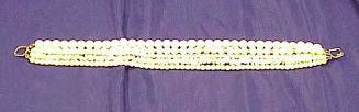 5 strands of Ivory with gold metal clasp
